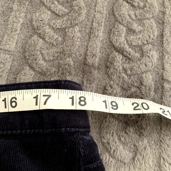 Talbots Navy Blue Stretch Corduroy Straight Leg 5 Pocket Pant Size 14 - Picture 8 of 8